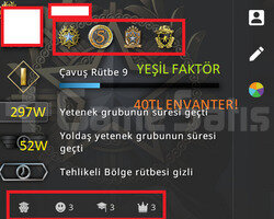 4 MADALYA 40TL ENVANTER YEŞİL FAKTÖR TÜRK HESABI
