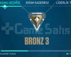 BRONZ 3 VALORANT HESABI SATILIKTIR.
