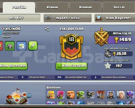 Clash Of Clans Emek Hesap