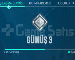 GÜMÜŞ 3 VALORANT HESAP SATILIKTIR