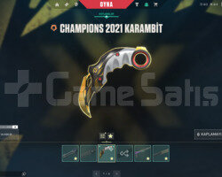 CHAMPİONS KARAMBİT VE 9 DEHŞET VANDAL TR HESAP