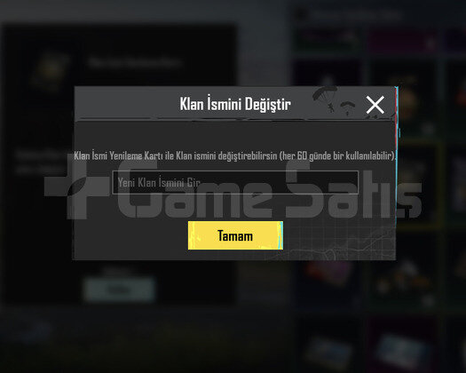 9.5 SV AKTİF PUBG KLAN İSİM DEĞİŞTİRME AÇIK