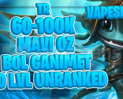 TR +7 KOSTÜM +60K MAVİ ÖZ UNRANKED FRESH HESAP
