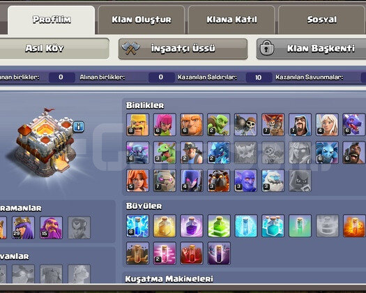 COC BB11 HESAP