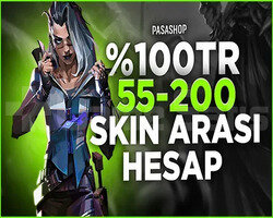 +1250Satış/55-120 Skin Aralığında Dopdolu Hesaplar