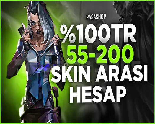 +1250Satış/55-120 Skin Aralığında Dopdolu Hesaplar