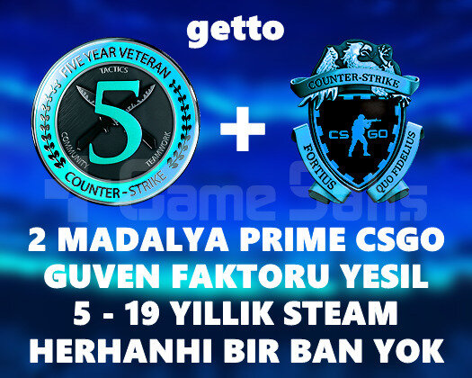 2 MADALYA | FULL PRIME CSGO | GUVEN FAKTORU YESIL