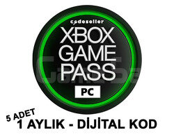 5x XBOX GAME PASS PC 1 AYLIK KOD