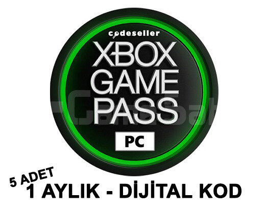 5x XBOX GAME PASS PC 1 AYLIK KOD