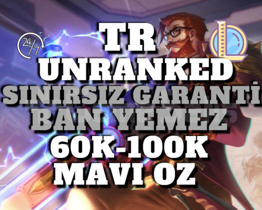 TR BAN RİSKSİZ 60K-100K 30 LEVEL UNRANKED
