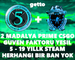 CSGO PRIME | 2 MADALYALI | GUVEN FAKTORU YESIL