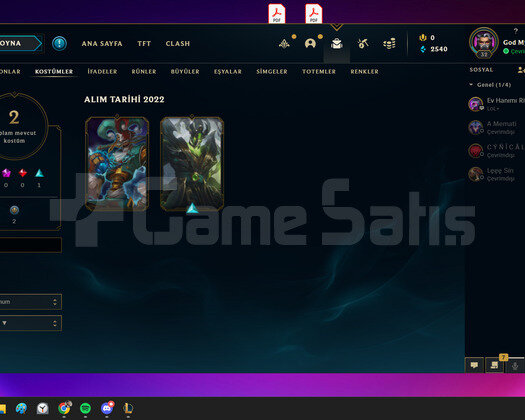 Çelik Ejder Thresh Kostümlü Hesap