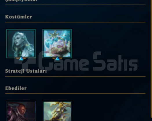 UNRANKED UYGUNA BOL KOSTÜMLÜ HESAP
