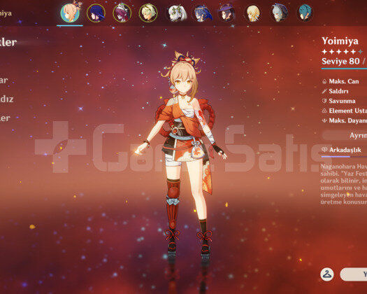 YOIMIYA + RAIDEN + NAHIDA + NAHIDA İMZA SİLAHI