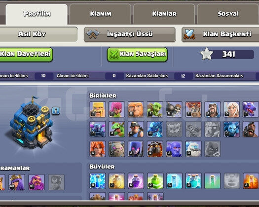 Clash of clans 12 ilk bilgili