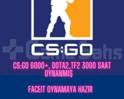 CSGO 6000+Dota2 3000 Saat + Mail Değişen Hesap