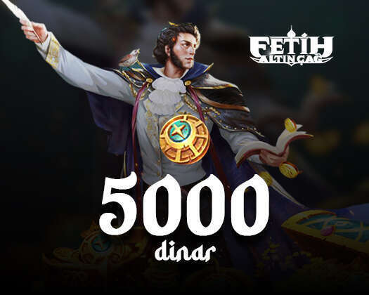 Fetih Altın Çağ 5000 Dinar