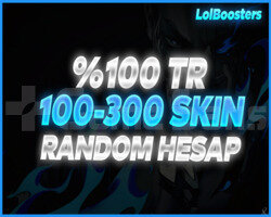 +1500 Güvenli Satış/100-300 SKİN TR SUNUCU DOPDOLU