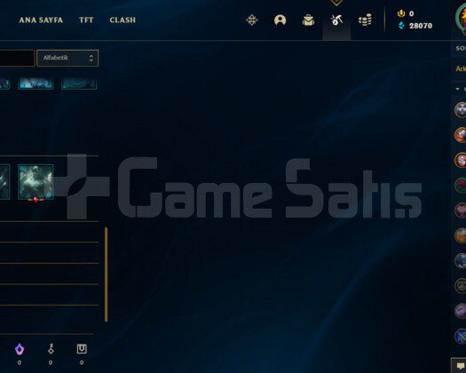 31 LVL 58.445 MAVİ ÖZ UNRANKED HESAP UYGUN FİYAT!