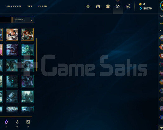 31 LVL 58.445 MAVİ ÖZ UNRANKED HESAP UYGUN FİYAT!