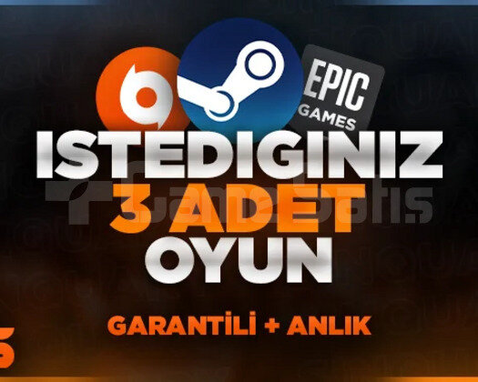 +1400SATIŞ/İSTEDİĞİNİZ 3 OYUN +GARANTİ +DESTEK