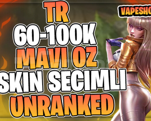 TR +60K MAVİ ÖZ 30 LVL SKİN SEÇİMLİ UNRANKED HESAP