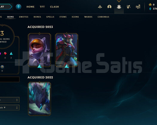 EUW Bronz 1 | 3 Kostüm - 31 Hero | LoL Hesap