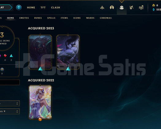 EUW Unranked | 3 Kostüm - 24 Hero | LoL Hesap