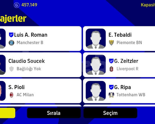 Pes 23 mobile 2700 gücünde hesap