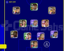 Pes 23 mobile 2700 gücünde hesap