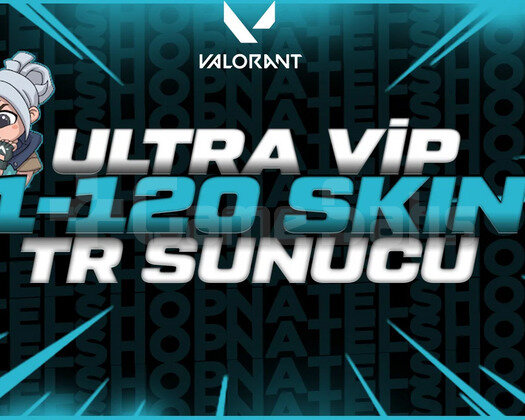 +1500 GÜVENLİ SATIŞ/TR SUNUCU 2 ADET 1-120 SKİN