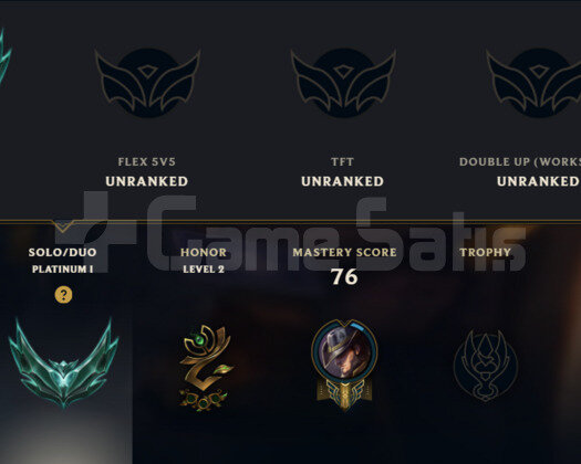 EUW PLAT1  D1 ELO 35K BE 1K RP