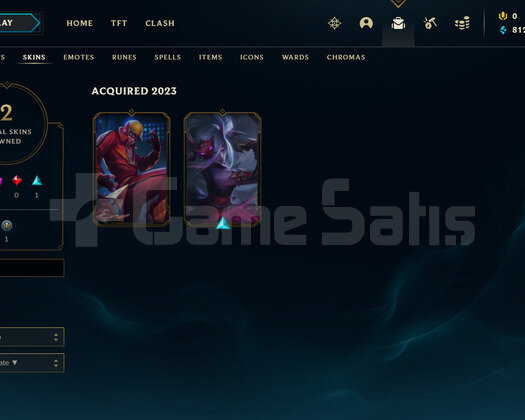 EUW Unranked | 2 Kostüm - 28 Hero| LoL Hesap