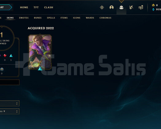 EUW Unranked | 1 Kostüm - 26 Hero| LoL Hesap