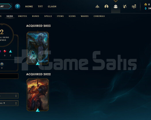 EUW Bronz 2 | 2 Kostüm - 30 Hero | LoL Hesap