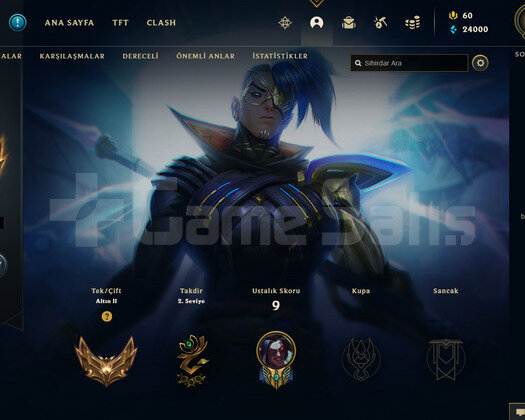 TR Gold 2 | 3 Kostüm - 24K Mö | LoL Hesap