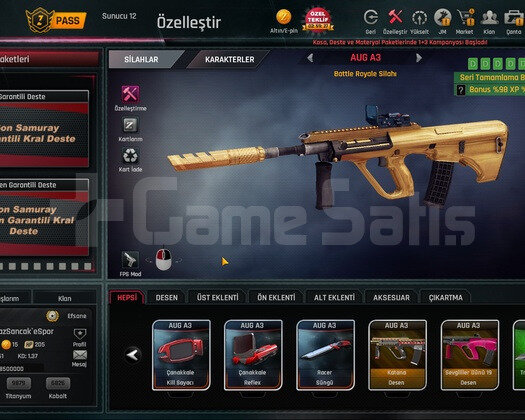 61 Level Özelleştirme Delisi Mükemmel +7 Hesap