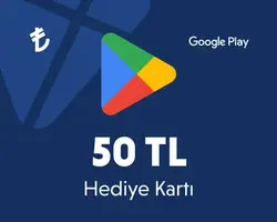 50 TL Google Play Hediye Kartı