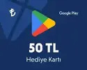 50 TL Google Play Hediye Kartı
