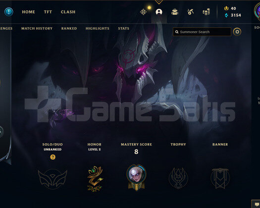 EUW Unranked | 1 Kostüm - 24 Hero | LoL Hesap