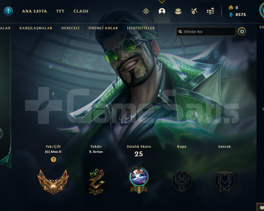 TR Gold 2 | 4 Kostüm - 26 Hero | LoL Hesap
