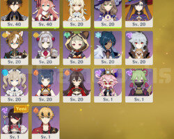 Rank 18 Zhongli + Rate up