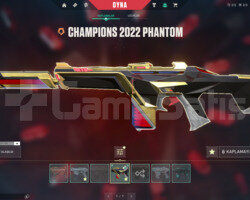 CHAMPİONS PHANTOM VE 10 EFSANE VANDAL TR HESAP