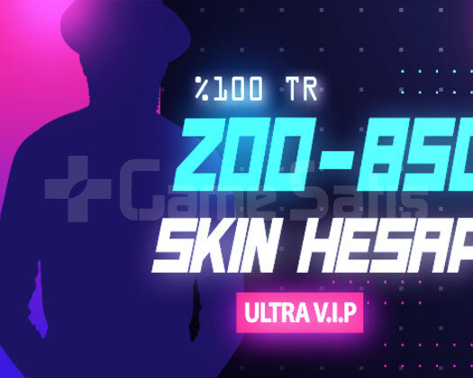 200-850 SKİN TR ULTRA VIP LOL RANDOM HESAP