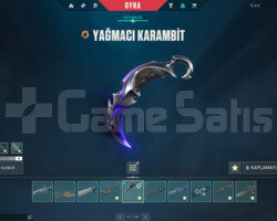 YAĞMACI KARAMBİT VE 11 EFSANE VANDAL TR HESAP