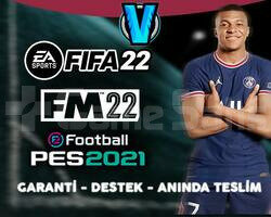 FİFA 22 + FM22+ PES21 / GARANTİ & DESTEK