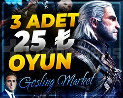 SEÇECEĞİNİZ 3 OYUN 25 TL