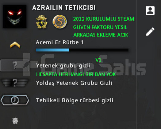 CSGO PRIME | 2 MADALYA | GUVEN FAKTORU YESIL
