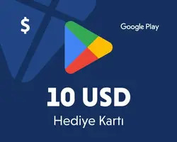 10 Usd Google Play Hediye Kartı