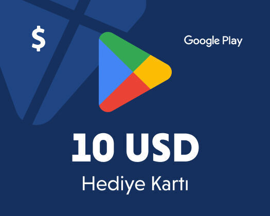 10 Usd Google Play Hediye Kartı